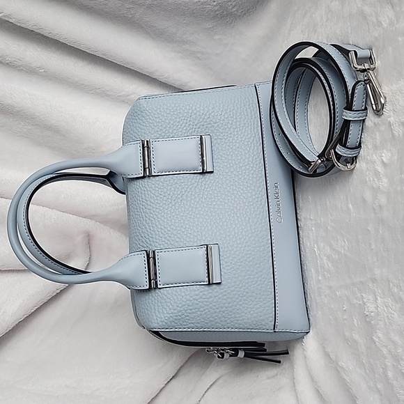 Calvin Klein Handbags - Calvin Klein Sky Blue Satchel